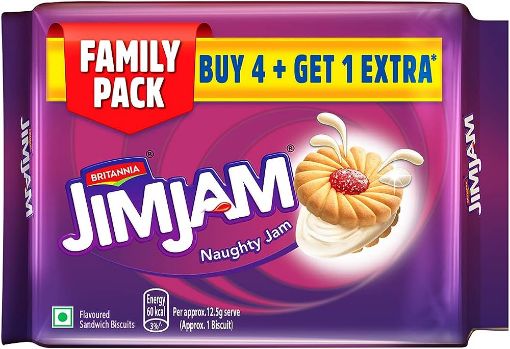 Picture of Jim Jam Cream Biscuit (Britannia) 460 g