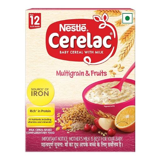 Picture of Cerelac Multigrain & Fruit 12-24 months (Nestle) 300 g 