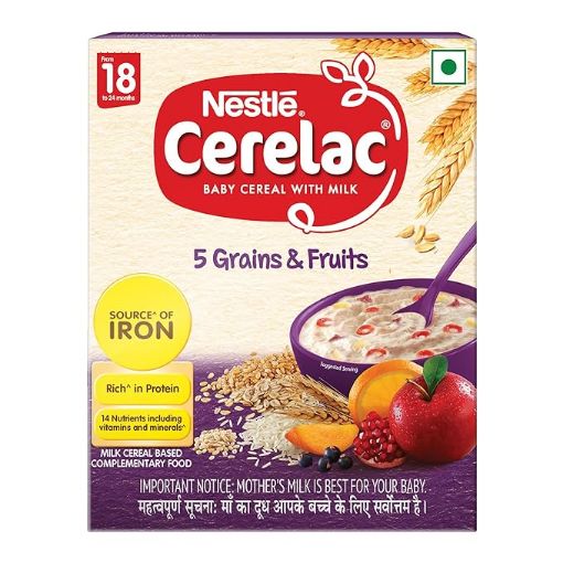 Picture of Cerelac 5 Grain & Fruit 18-24 months (Nestle) 300 g